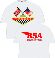 BSA Thunderbolt motorcycle tee shirt