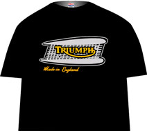 TRIUMPH preunit tank badge teeshirt