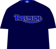 TRIUMPH tee (dark navy/blue)